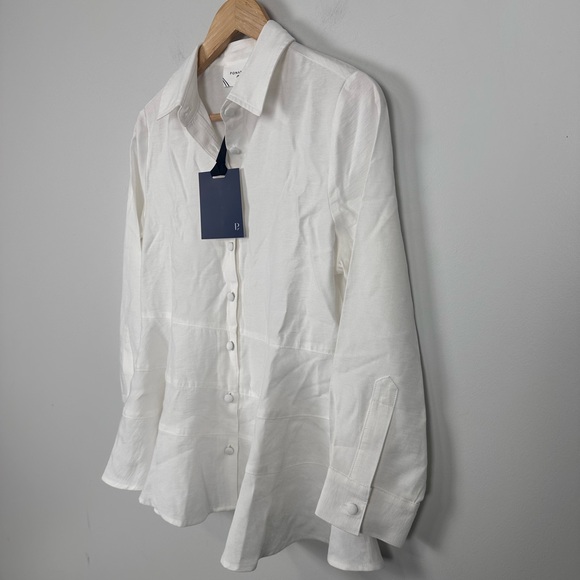 POMANDER PLACE White Ashlen Blouse - Picture 8 of 12